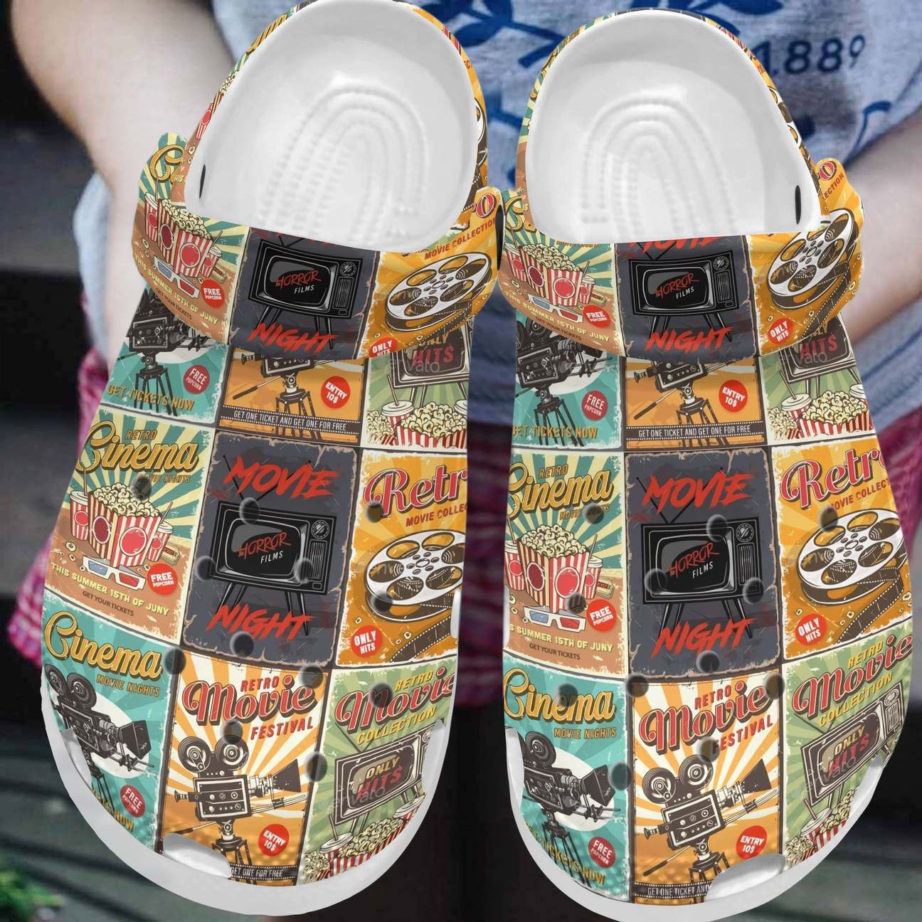 Photo A1 Personalized Clog Custom Crocs Comfortablefashion Style Comfortable For Women Men Kid Print 3D Film Vintage Photo A1 Personalized Clog Custom Crocs Comfortablefashion Style Comfortable For Women Men Kid Print 3D Film Vintage