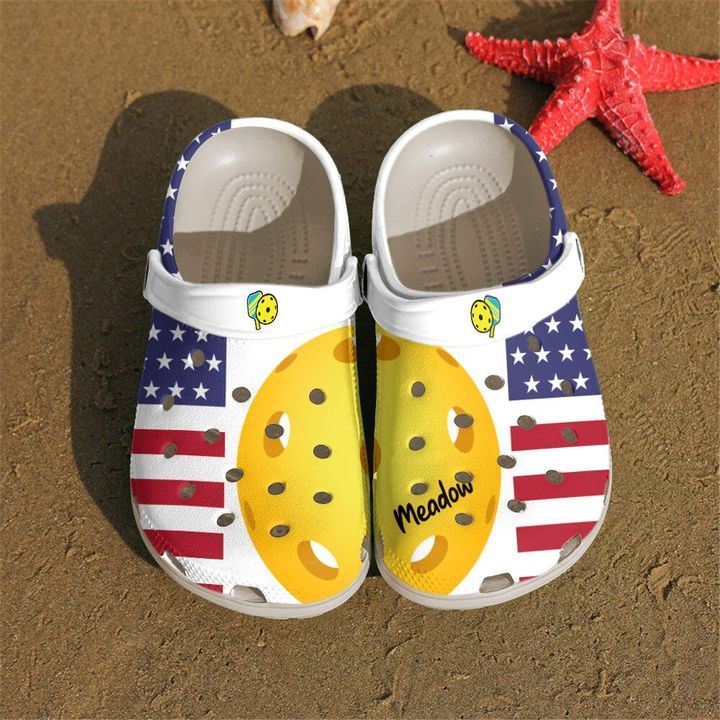 Pickle Ball Personalized American Sku 1815 Crocs Crocband Clog Comfortable For Mens Womens Classic Clog Water Shoes Pickle Ball Personalized American Sku 1815 Crocs Crocband Clog Comfortable For Mens Womens Classic Clog Water Shoes