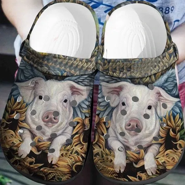Pig Personalized Clog Custom Crocs Comfortablefashion Style Comfortable For Women Men Kid Print 3D Country Pig Pig Personalized Clog Custom Crocs Comfortablefashion Style Comfortable For Women Men Kid Print 3D Country Pig