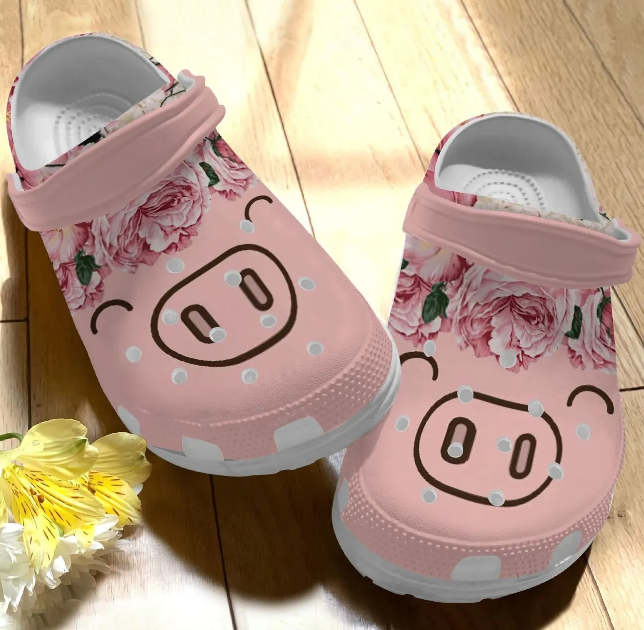 Pig Personalized Clog Custom Crocs Comfortablefashion Style Comfortable For Women Men Kid Print 3D Pig Cute Pig Personalized Clog Custom Crocs Comfortablefashion Style Comfortable For Women Men Kid Print 3D Pig Cute