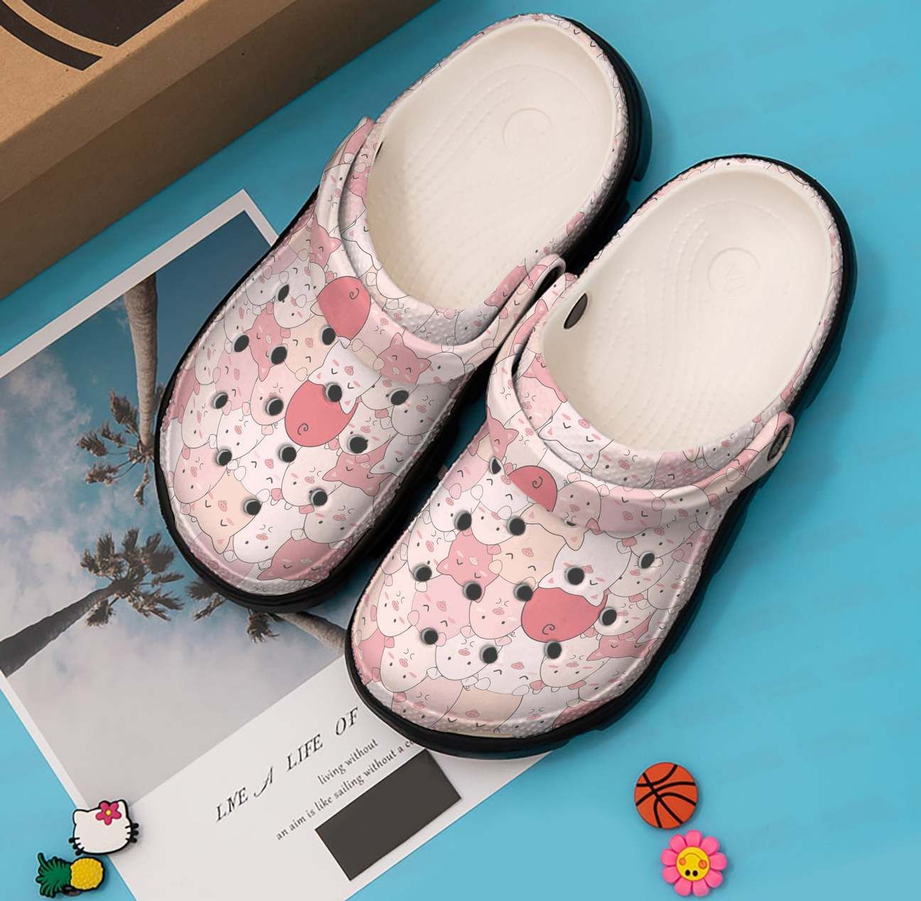 Pig Personalized Clog Custom Crocs Comfortablefashion Style Comfortable For Women Men Kid Print 3D Pig Pattern Pig Personalized Clog Custom Crocs Comfortablefashion Style Comfortable For Women Men Kid Print 3D Pig Pattern