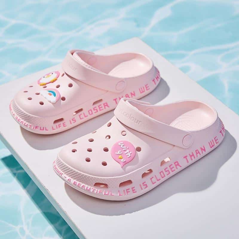 Pinky Cute Hole Shoes Crocs Clog Gifts For Women – Birthday Shoes Gifts For Daughter Mothers day Pinky Cute Hole Shoes Crocs Clog Gifts For Women – Birthday Shoes Gifts For Daughter Mothers day