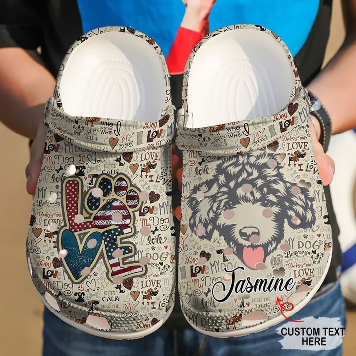 Poodle Personalized Love Vintage Sku 1869 Crocs Crocband Clog Comfortable For Mens Womens Classic Clog Water Shoes Poodle Personalized Love Vintage Sku 1869 Crocs Crocband Clog Comfortable For Mens Womens Classic Clog Water Shoes