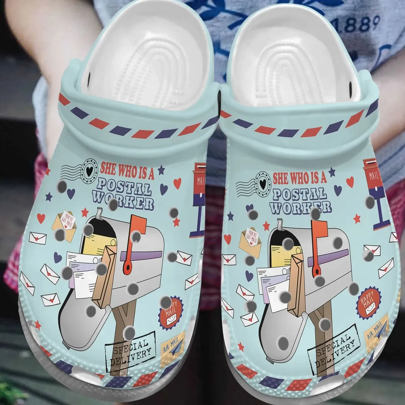 Postal Worker Personalized Clog Custom Crocs Comfortablefashion Style Comfortable For Women Men Kid Print 3D Postal Worker Girl Postal Worker Personalized Clog Custom Crocs Comfortablefashion Style Comfortable For Women Men Kid Print 3D Postal Worker Girl