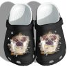 Pug Dog Dad Cute Funny Shoes Crocs Clog – Pug Dog Mom Croc Shoes Gifts Mothers Day 2021 For Mens And Womens
