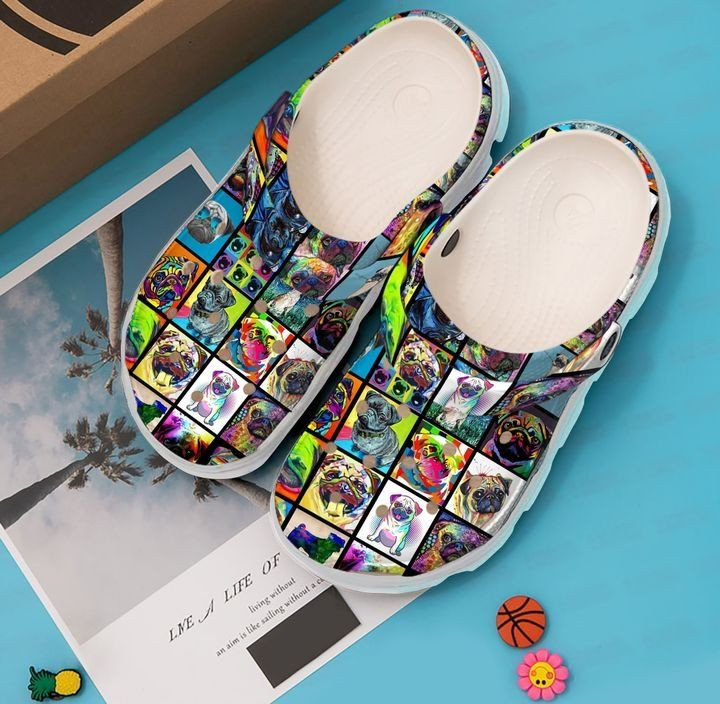 Pug Pattern Sku 1948 Crocs Clog Clog Shoes Pug Pattern Sku 1948 Crocs Clog Clog Shoes