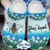 Queen Bee Personalized Clog Custom Crocs Comfortablefashion Style Comfortable For Women Men Kid Print 3D