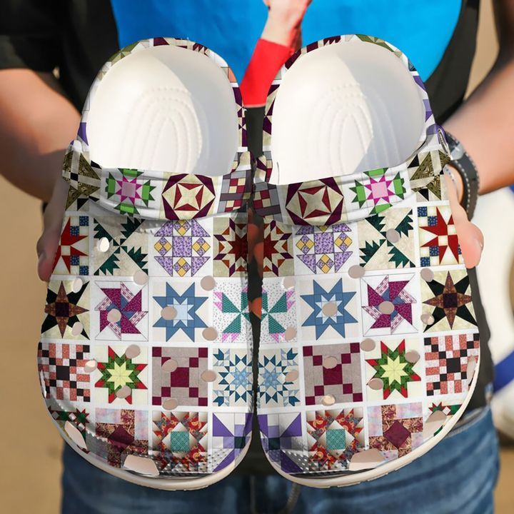 Quilting Quilt Block Sku 1964 Crocs Crocband Clog Comfortable For Mens Womens Classic Clog Water Shoes Quilting Quilt Block Sku 1964 Crocs Crocband Clog Comfortable For Mens Womens Classic Clog Water Shoes