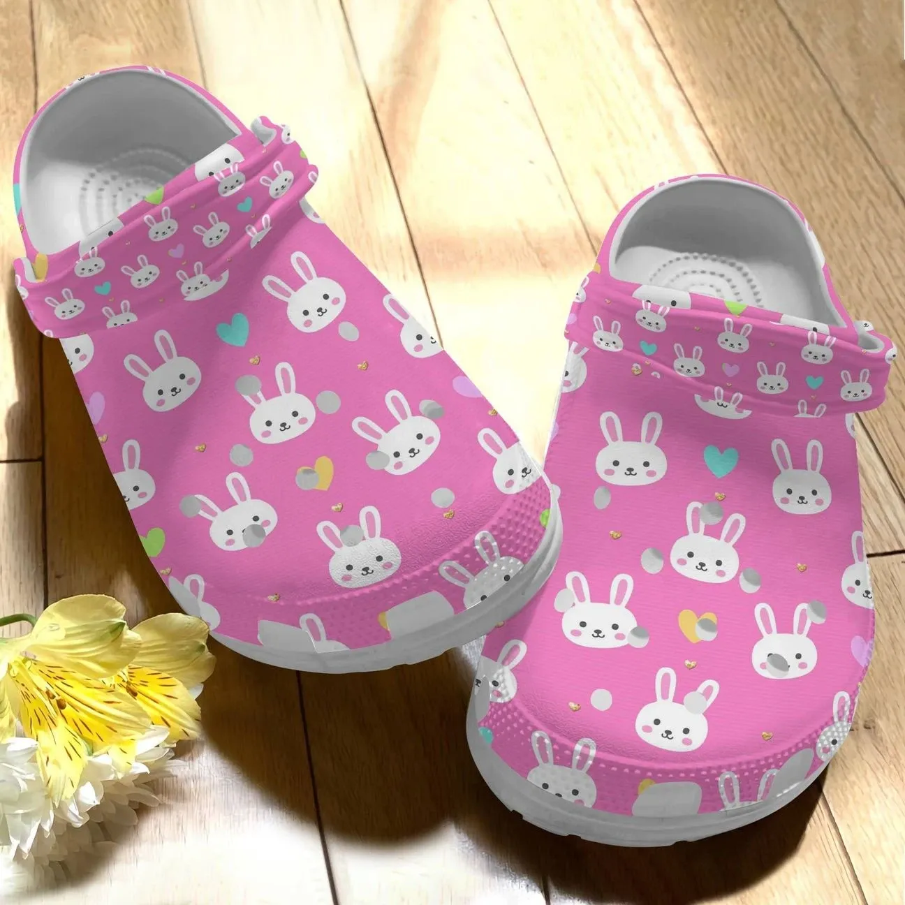 Rabbit Personalize Clog Custom Crocs Fashionstyle Comfortable For Women Men Kid Print 3D Cute Rabbit Rabbit Personalize Clog Custom Crocs Fashionstyle Comfortable For Women Men Kid Print 3D Cute Rabbit