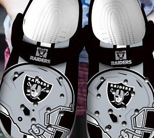 Raiders Crocs Crocband Clog Clog Comfortable For Mens And Womens Classic Clog Water Shoes Comfortable