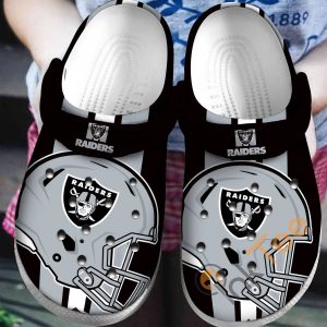 Raiders Sku44 Crocs Crocband Clog Comfortable For Mens Womens Classic Clog Water Shoes