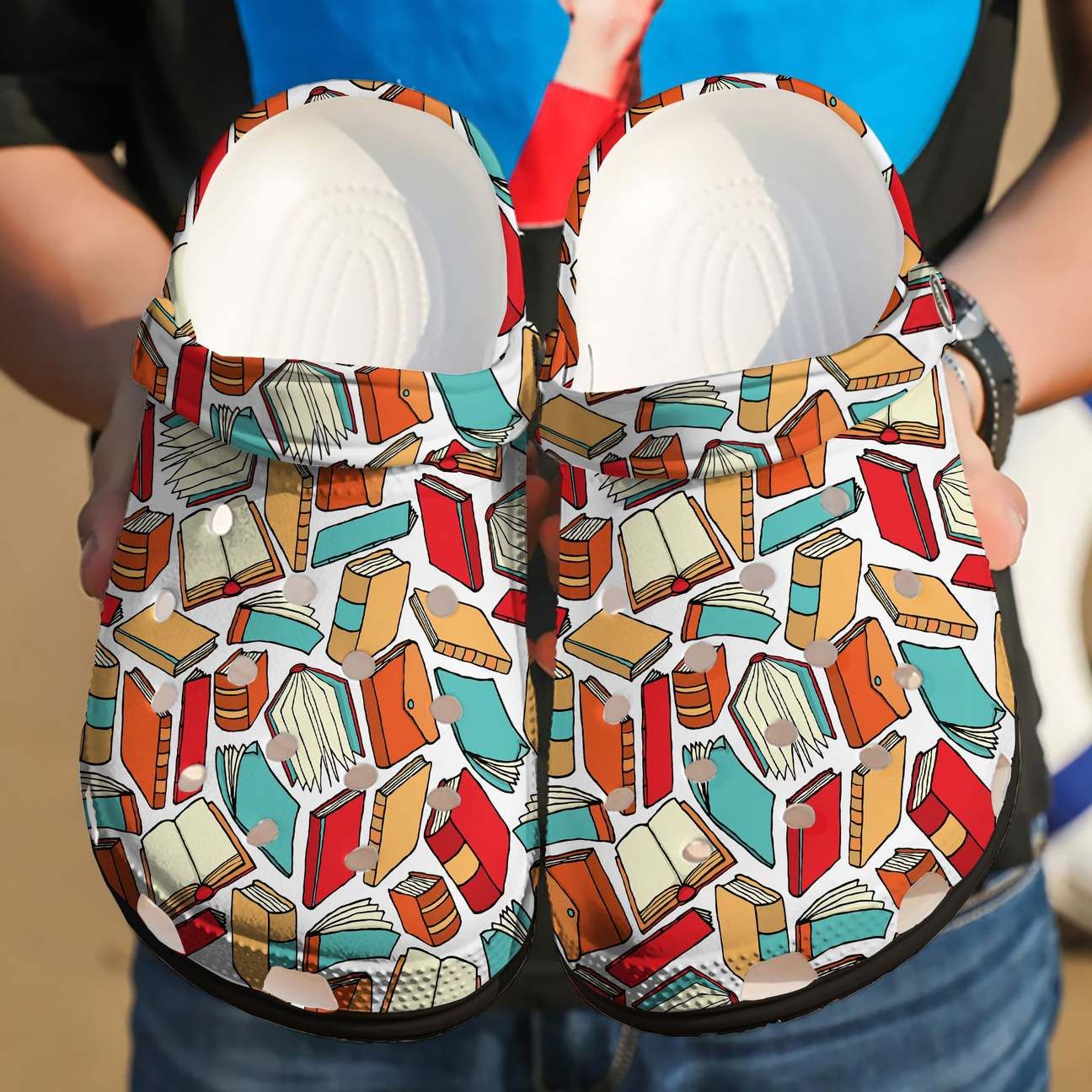Reading Personalized Clog Custom Crocs Comfortablefashion Style Comfortable For Women Men Kid Print 3D Book Pattern Reading Personalized Clog Custom Crocs Comfortablefashion Style Comfortable For Women Men Kid Print 3D Book Pattern