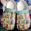 Reading Personalized Clog Custom Crocs Comfortablefashion Style Comfortable For Women Men Kid Print 3D Lovely Bookshelf