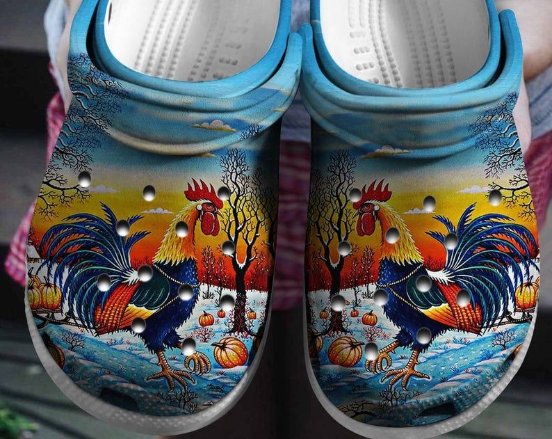 Rooster Crocs Crocband Clog Comfortable For Mens Womens Classic Clog Water Shoes Rooster Crocs Crocband Clog Comfortable For Mens Womens Classic Clog Water Shoes