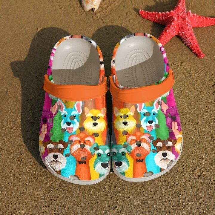 Schnauzer Doodles Sku 2075 Crocs Crocband Clog Comfortable For Mens Womens Classic Clog Water Shoes Schnauzer Doodles Sku 2075 Crocs Crocband Clog Comfortable For Mens Womens Classic Clog Water Shoes