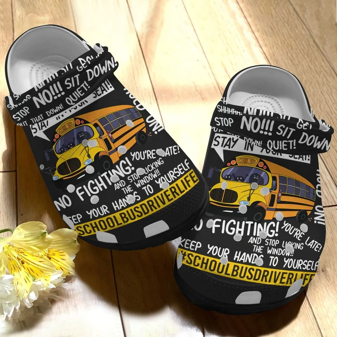 School Bus Driver Personalized Clog Custom Crocs Comfortablefashion Style Comfortable For Women Men Kid Print 3D School Bus Driver Personalized Clog Custom Crocs Comfortablefashion Style Comfortable For Women Men Kid Print 3D