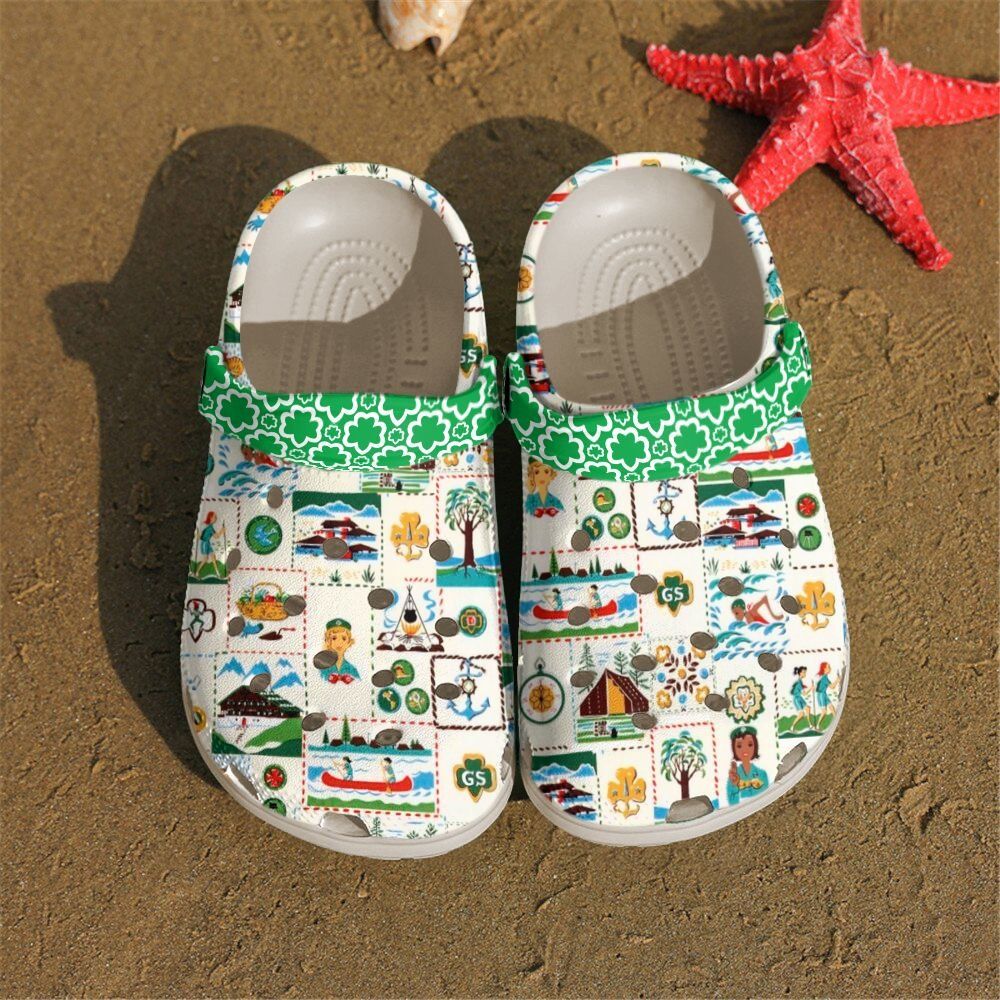 Scout Personalized Clog Custom Crocs Comfortablefashion Style Comfortable For Women Men Kid Print 3D Vintage Scout Scout Personalized Clog Custom Crocs Comfortablefashion Style Comfortable For Women Men Kid Print 3D Vintage Scout