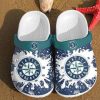 Seattle Mariners Crocband Clog Clog Comfortable For Mens And Womens Classic Clog Water Shoes Seattle Mariners Crocs