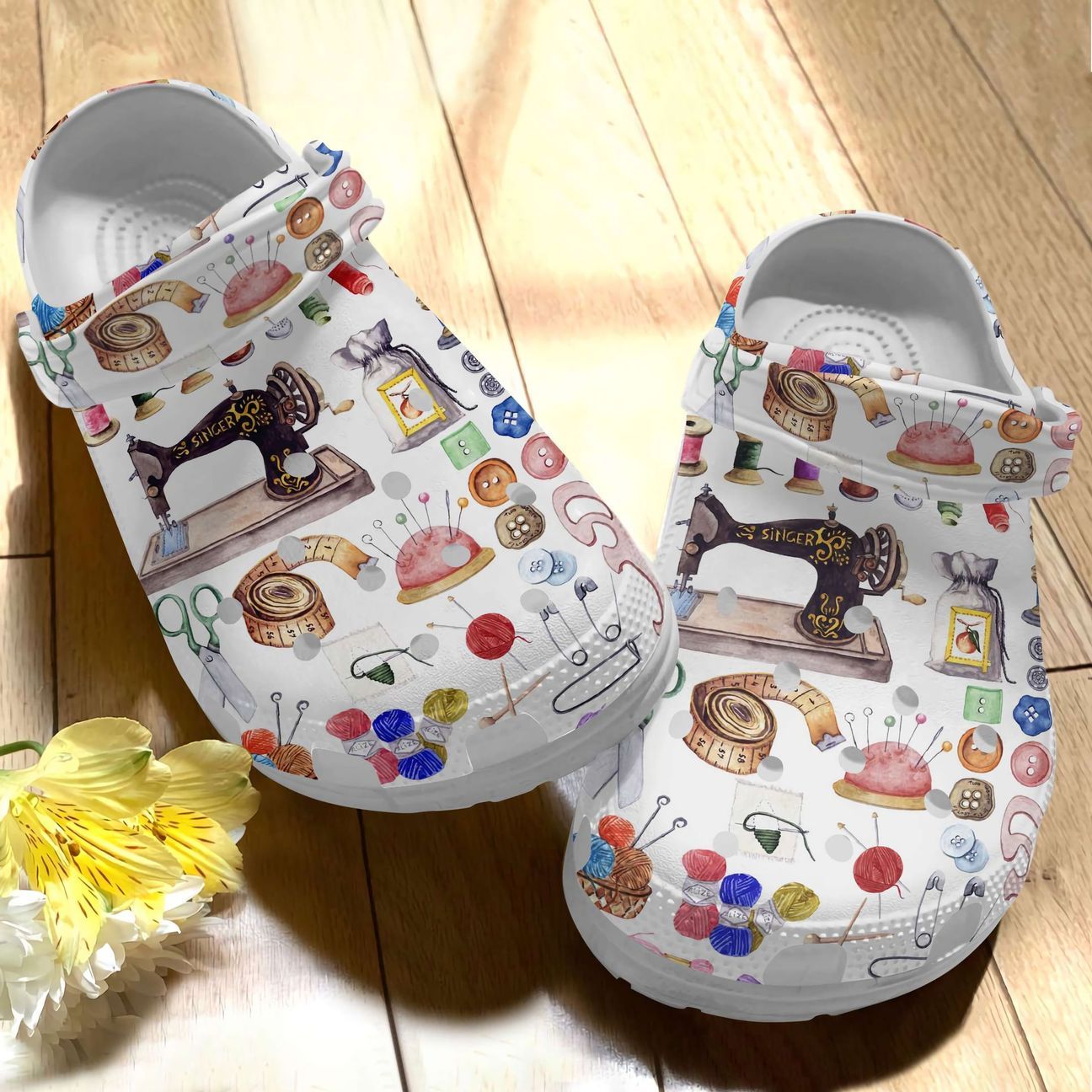 Sewing Personalize Clog Custom Crocs Fashionstyle Comfortable For Women Men Kid Print 3D Sewing Kit Sewing Personalize Clog Custom Crocs Fashionstyle Comfortable For Women Men Kid Print 3D Sewing Kit