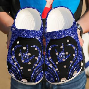 Sign Language Sparkle Love Sku 2145 Crocs Crocband Clog Comfortable For Mens Womens Classic Clog Water Shoes