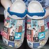 Skiing Personalized Clog Custom Crocs Comfortablefashion Style Comfortable For Women Men Kid Print 3D Quilt Pattern