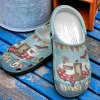 Skiing Personalized Clog Custom Crocs Comfortablefashion Style Comfortable For Women Men Kid Print 3D Skiing Kn