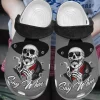 Skull Personalized Clog Custom Crocs Comfortablefashion Style Comfortable For Women Men Kid Print 3D Say When