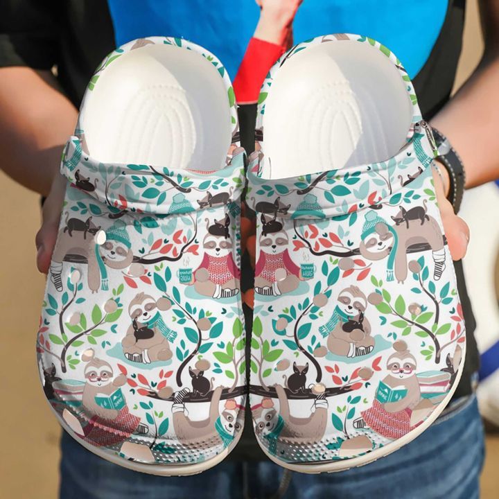 Sloth N Cat Sku 2227 Crocs Crocband Clog Comfortable For Mens Womens Classic Clog Water Shoes Sloth N Cat Sku 2227 Crocs Crocband Clog Comfortable For Mens Womens Classic Clog Water Shoes