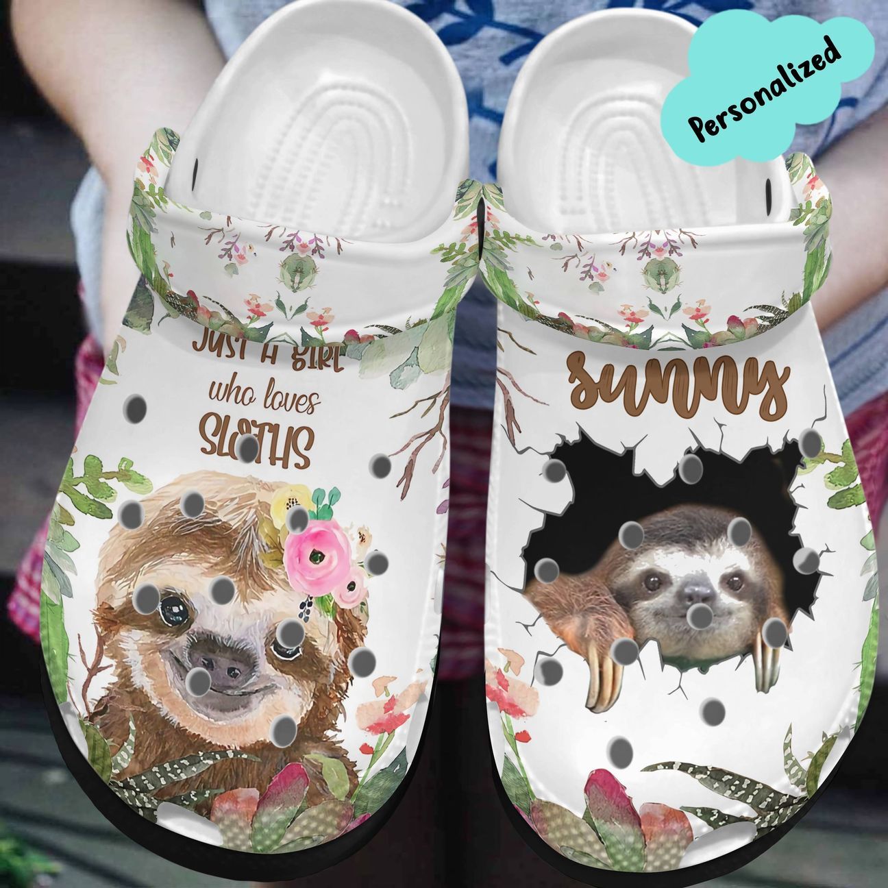 Sloth Personalized Clog Custom Crocs Comfortablefashion Style Comfortable For Women Men Kid Print 3D Sloth Cr Sloth Personalized Clog Custom Crocs Comfortablefashion Style Comfortable For Women Men Kid Print 3D Sloth Cr