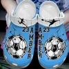 Soccer Personalize Clog Custom Crocs Fashionstyle Comfortable For Women Men Kid Print 3D Goal In 2.0