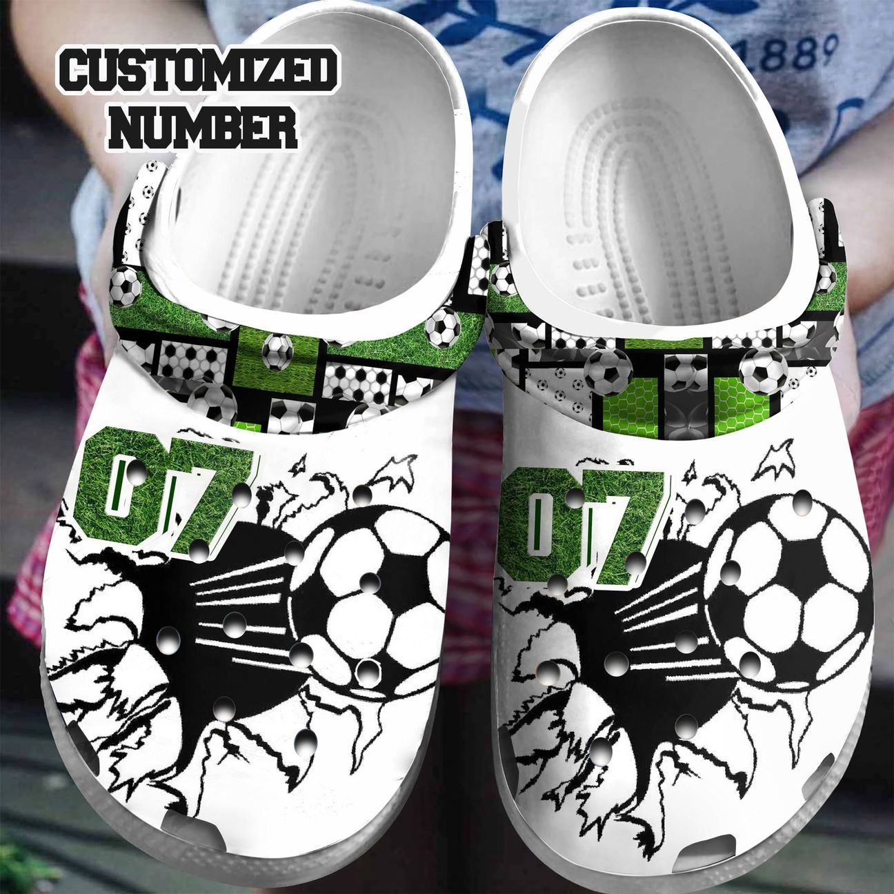 Soccer Personalized Clog Custom Crocs Comfortablefashion Style Comfortable For Women Men Kid Print 3D Cool Shot Soccer Personalized Clog Custom Crocs Comfortablefashion Style Comfortable For Women Men Kid Print 3D Cool Shot