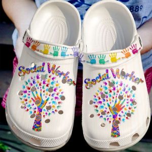 Social Worker I’M A Sku 2278 Crocs Crocband Clog Comfortable For Mens Womens Classic Clog Water Shoes