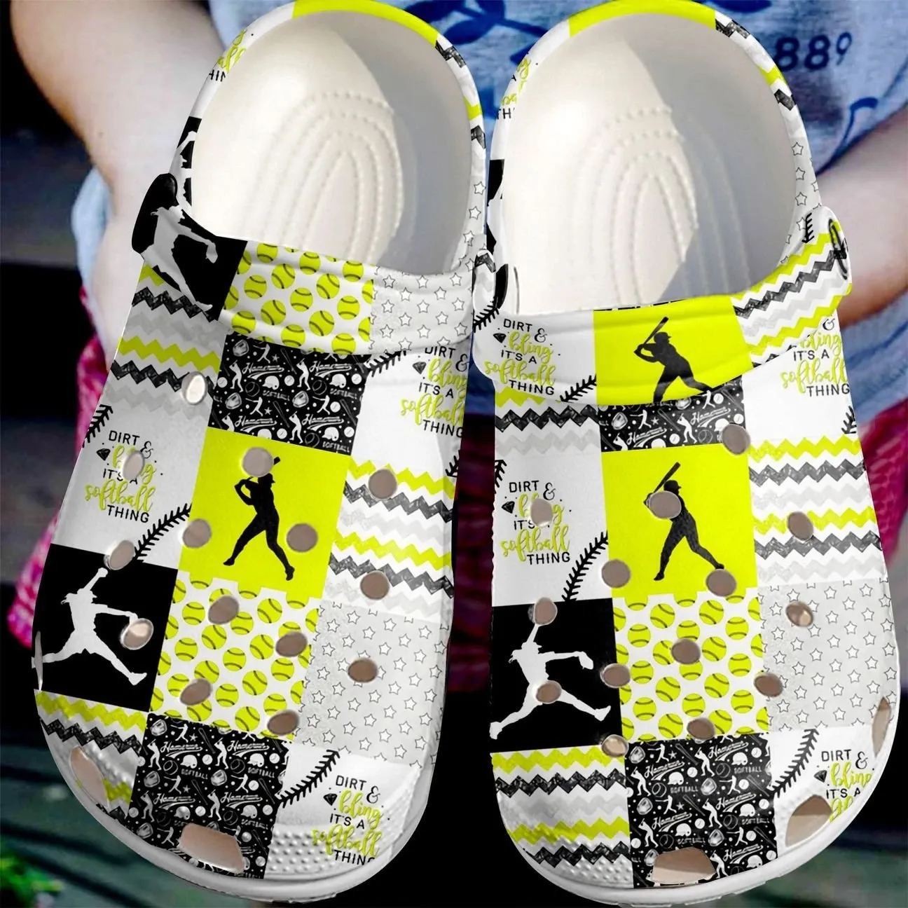 Softball Personalize Clog Custom Crocs Fashionstyle Comfortable For Women Men Kid Print 3D Eat Sleep Softball Softball Personalize Clog Custom Crocs Fashionstyle Comfortable For Women Men Kid Print 3D Eat Sleep Softball