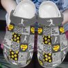 Softball Personalize Clog Custom Crocs Fashionstyle Comfortable For Women Men Kid Print 3D Whitesole Eat Sleep Softball