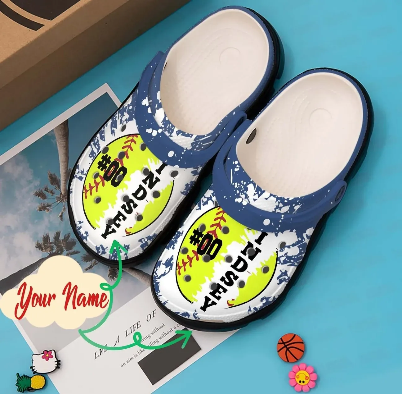 Softball Personalized Clog Custom Crocs Comfortablefashion Style Comfortable For Women Men Kid Print 3D 00 Ball Softball Personalized Clog Custom Crocs Comfortablefashion Style Comfortable For Women Men Kid Print 3D 00 Ball