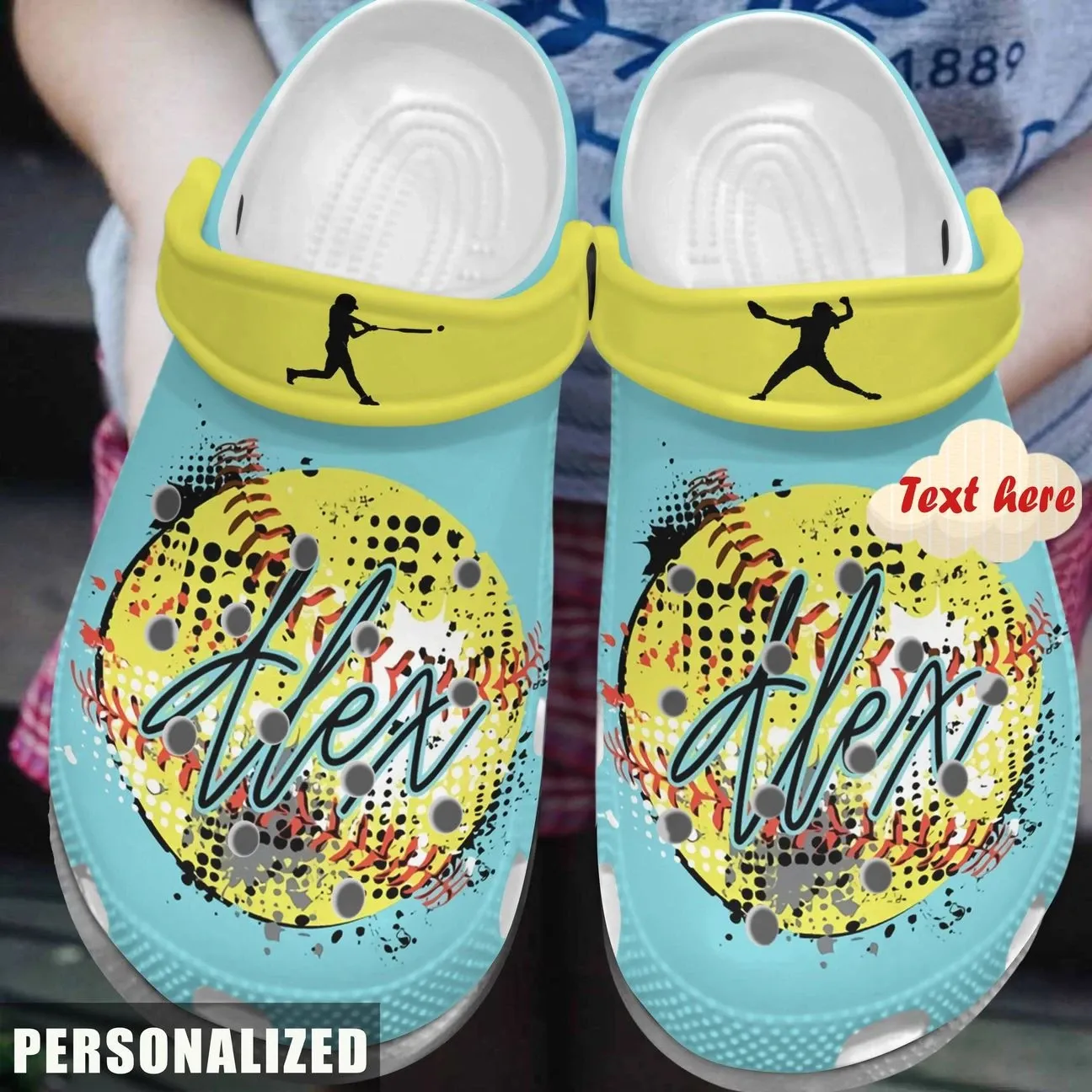 Softball Personalized Clog Custom Crocs Comfortablefashion Style Comfortable For Women Men Kid Print 3D Magic Softball Softball Personalized Clog Custom Crocs Comfortablefashion Style Comfortable For Women Men Kid Print 3D Magic Softball