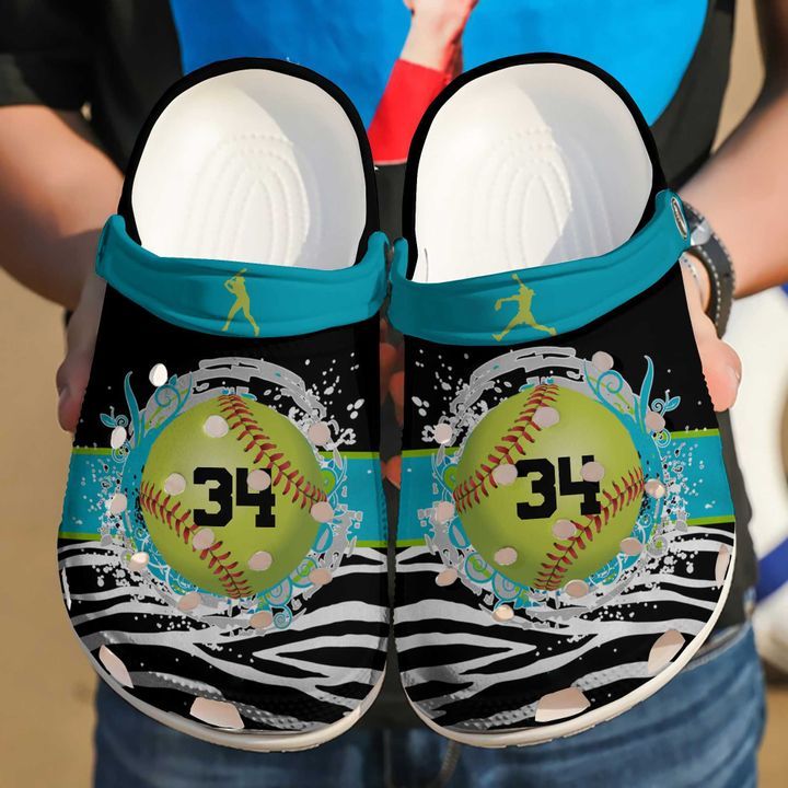 Softball Personalized Zebra N Sku 2372 Crocs Crocband Clog Comfortable For Mens Womens Classic Clog Water Shoes Softball Personalized Zebra N Sku 2372 Crocs Crocband Clog Comfortable For Mens Womens Classic Clog Water Shoes