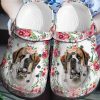 St Bernard Personalized Clog Custom Crocs Comfortablefashion Style Comfortable For Women Men Kid Print 3D