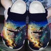 Surfing Personalized Clog Custom Crocs Comfortablefashion Style Comfortable For Women Men Kid Print 3D Surfing Time