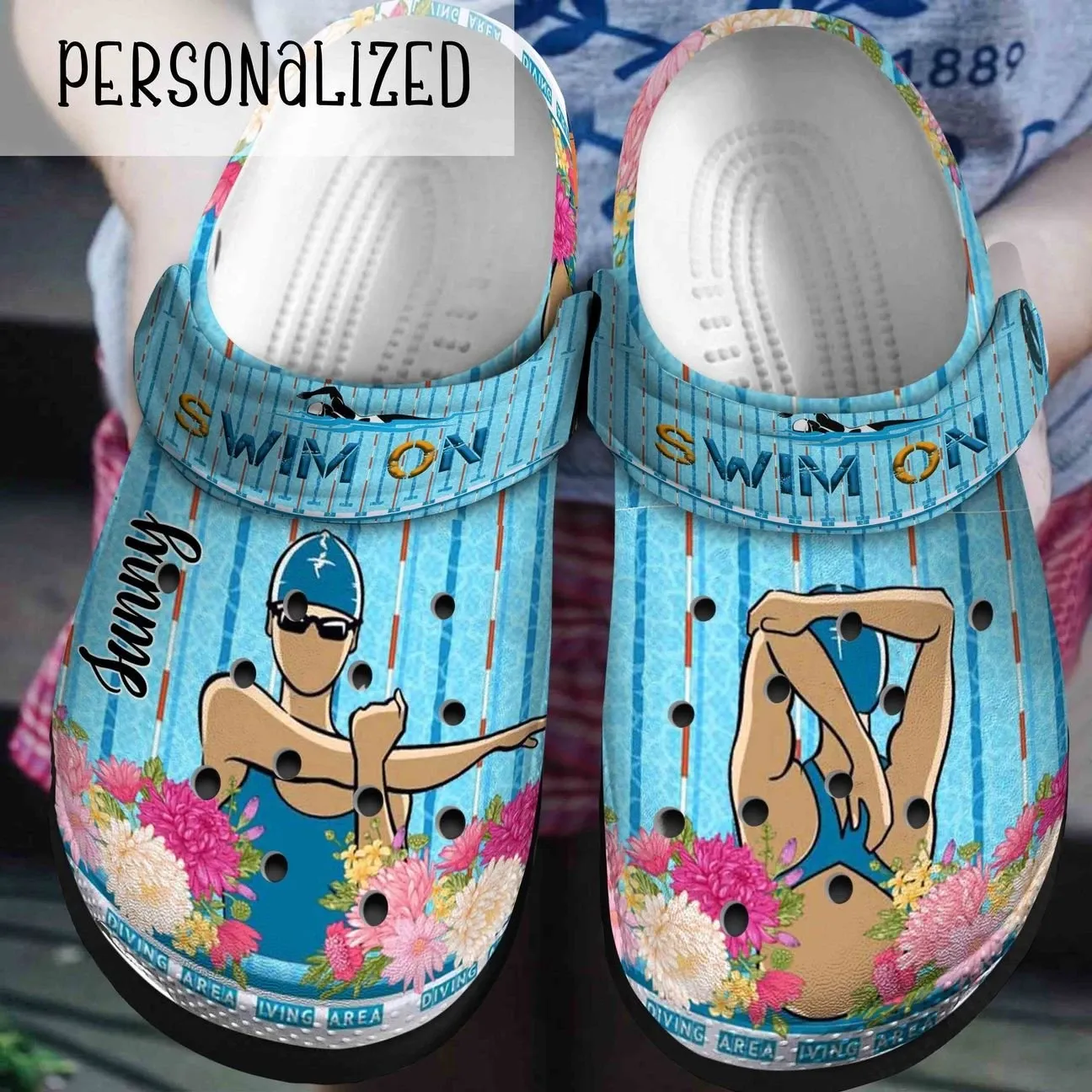 Swimming Personalized Clog Custom Crocs Comfortablefashion Style Comfortable For Women Men Kid Print 3D Swim On Swimming Personalized Clog Custom Crocs Comfortablefashion Style Comfortable For Women Men Kid Print 3D Swim On