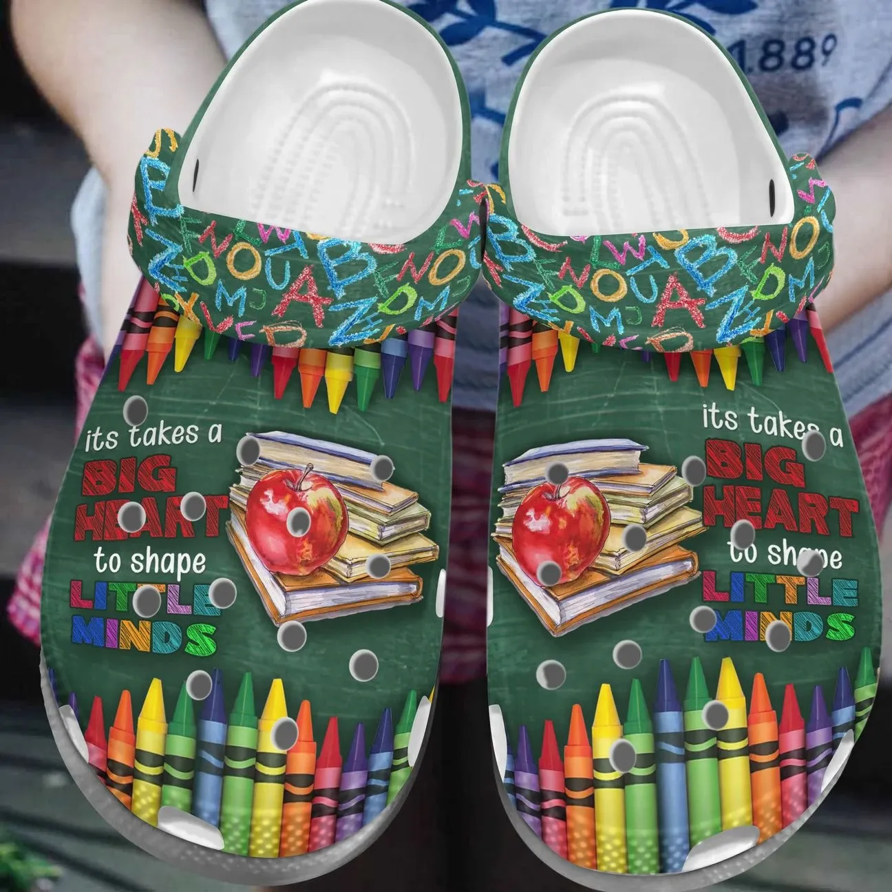 Teacher Personalize Clog Custom Crocs Fashionstyle Comfortable For Women Men Kid Print 3D Teacher Love Teacher Personalize Clog Custom Crocs Fashionstyle Comfortable For Women Men Kid Print 3D Teacher Love