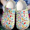 Teacher Personalized Clog Custom Crocs Comfortablefashion Style Comfortable For Women Men Kid Print 3D Teacher Life