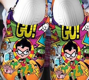 Teen Titans Crocs Crocband Clog Clog Comfortable For Mens And Womens Classic Clog Water Shoes Comfortable