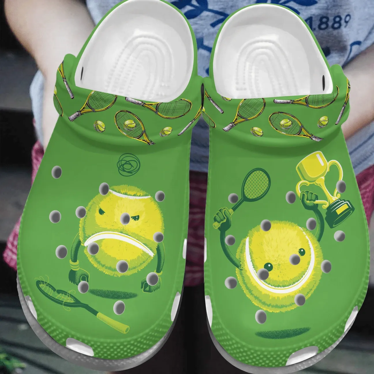 Tennis Game Personalized Clog Custom Crocs Comfortablefashion Style Comfortable For Women Men Kid Print 3D Tennis Game Personalized Clog Custom Crocs Comfortablefashion Style Comfortable For Women Men Kid Print 3D