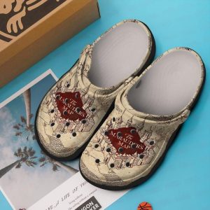 The Marauders Map No32 Crocs Crocband Clog Comfortable For Mens Womens Classic Clog Water Shoes