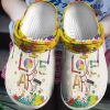 The Painting I Love Art Sku 1769 Crocs Clog Clog Shoes