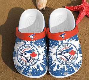 Toronto Blue Jays Crocband Clog Clog Comfortable For Mens And Womens Classic Clog Water Shoes Toronto Blue Jays Crocs