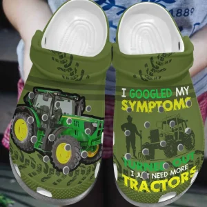 Tractor Personalized Clog Custom Crocs Comfortablefashion Style Comfortable For Women Men Kid Print 3D My Syptoms