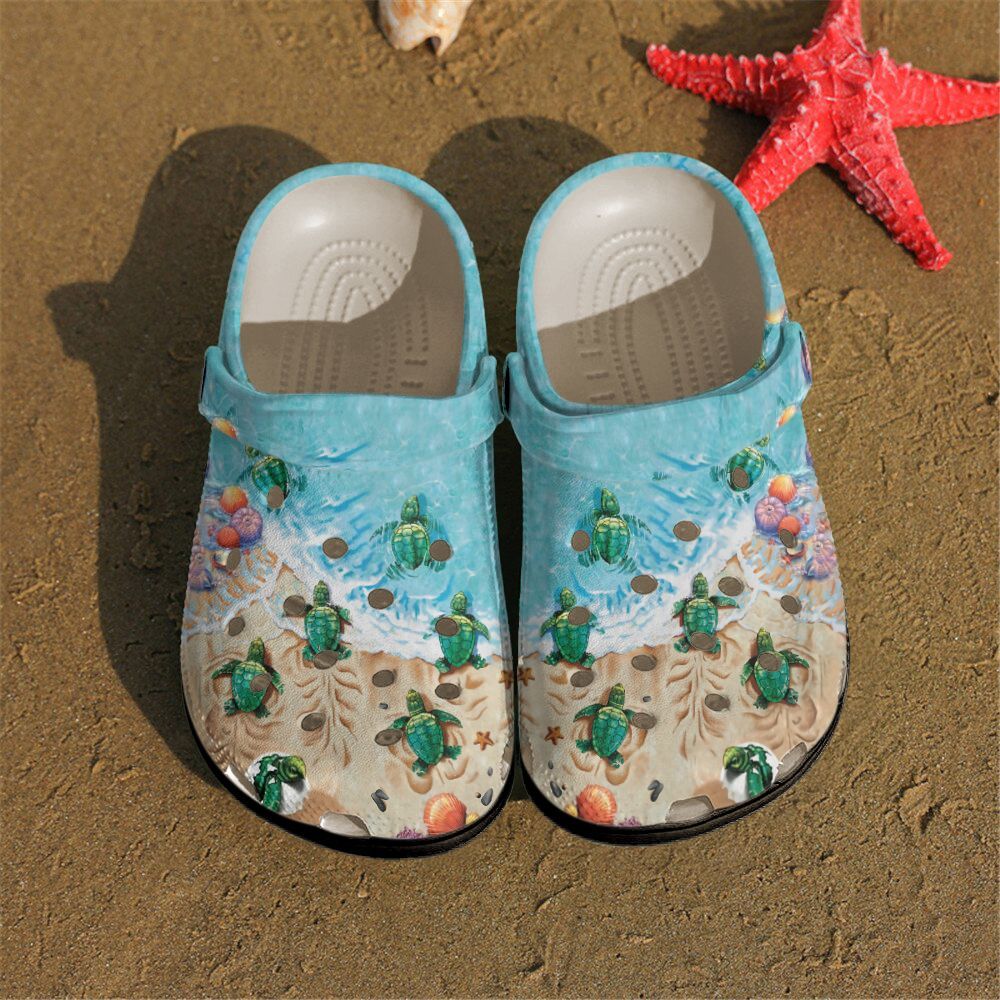 Turtle Personalized Clog Custom Crocs Comfortablefashion Style Comfortable For Women Men Kid Print 3D Coming Home Turtle Personalized Clog Custom Crocs Comfortablefashion Style Comfortable For Women Men Kid Print 3D Coming Home