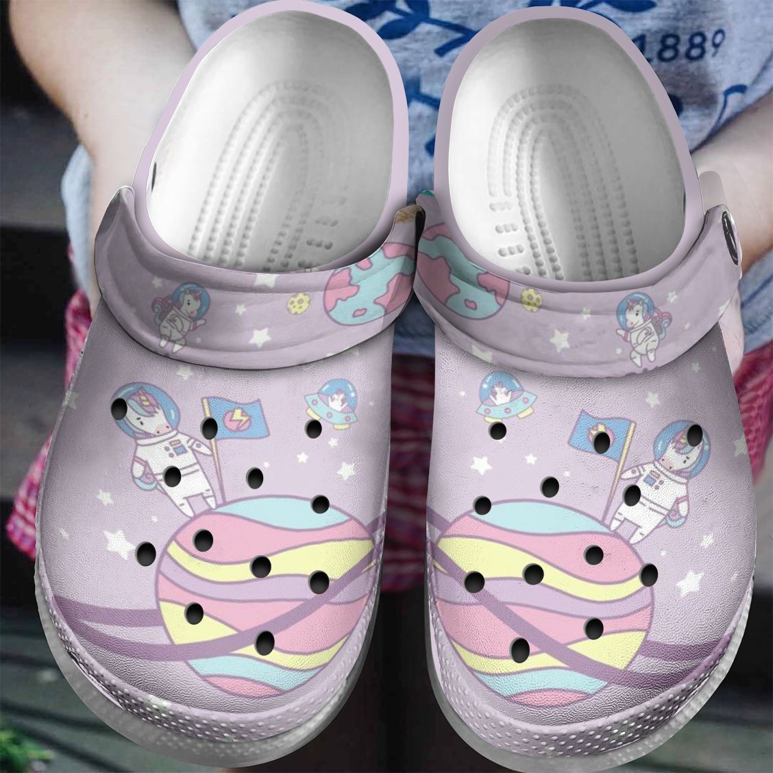 Unicorn Personalized Clog Custom Crocs Comfortablefashion Style Comfortable For Women Men Kid Print 3D Astronaut Unicorn Unicorn Personalized Clog Custom Crocs Comfortablefashion Style Comfortable For Women Men Kid Print 3D Astronaut Unicorn